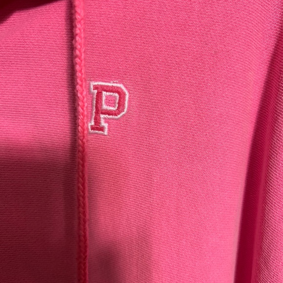 Pink by Victoria Secret Hot Pink Zip up hooded Jacket - Picture 4 of 7